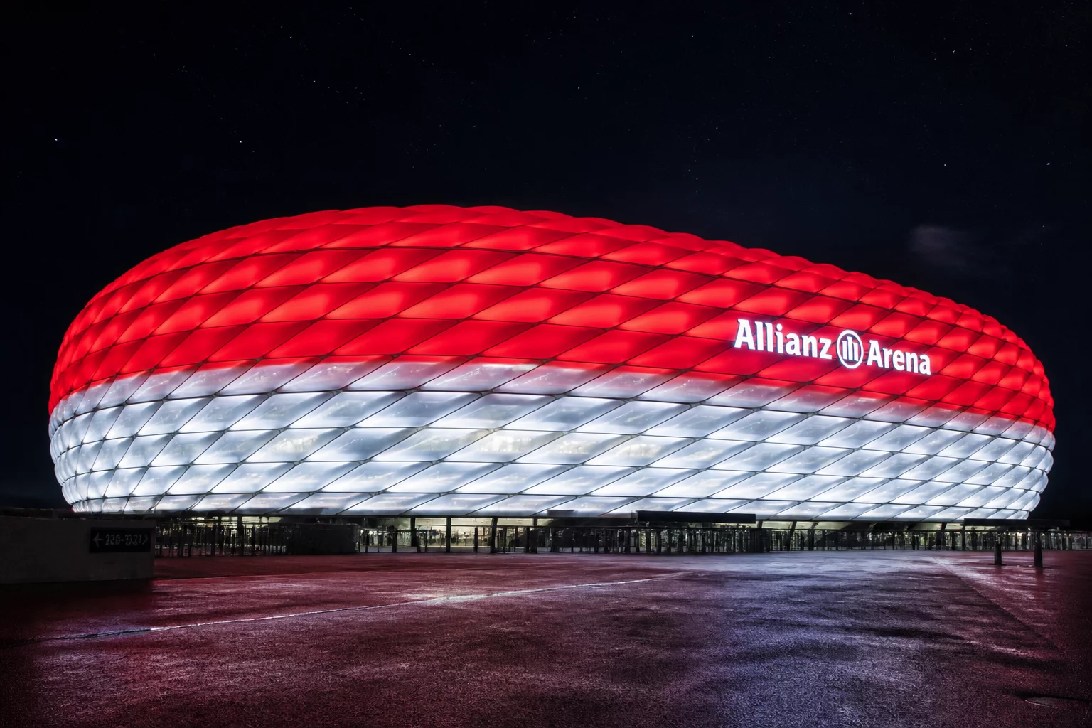 München Allianz Arena Beleuchtung