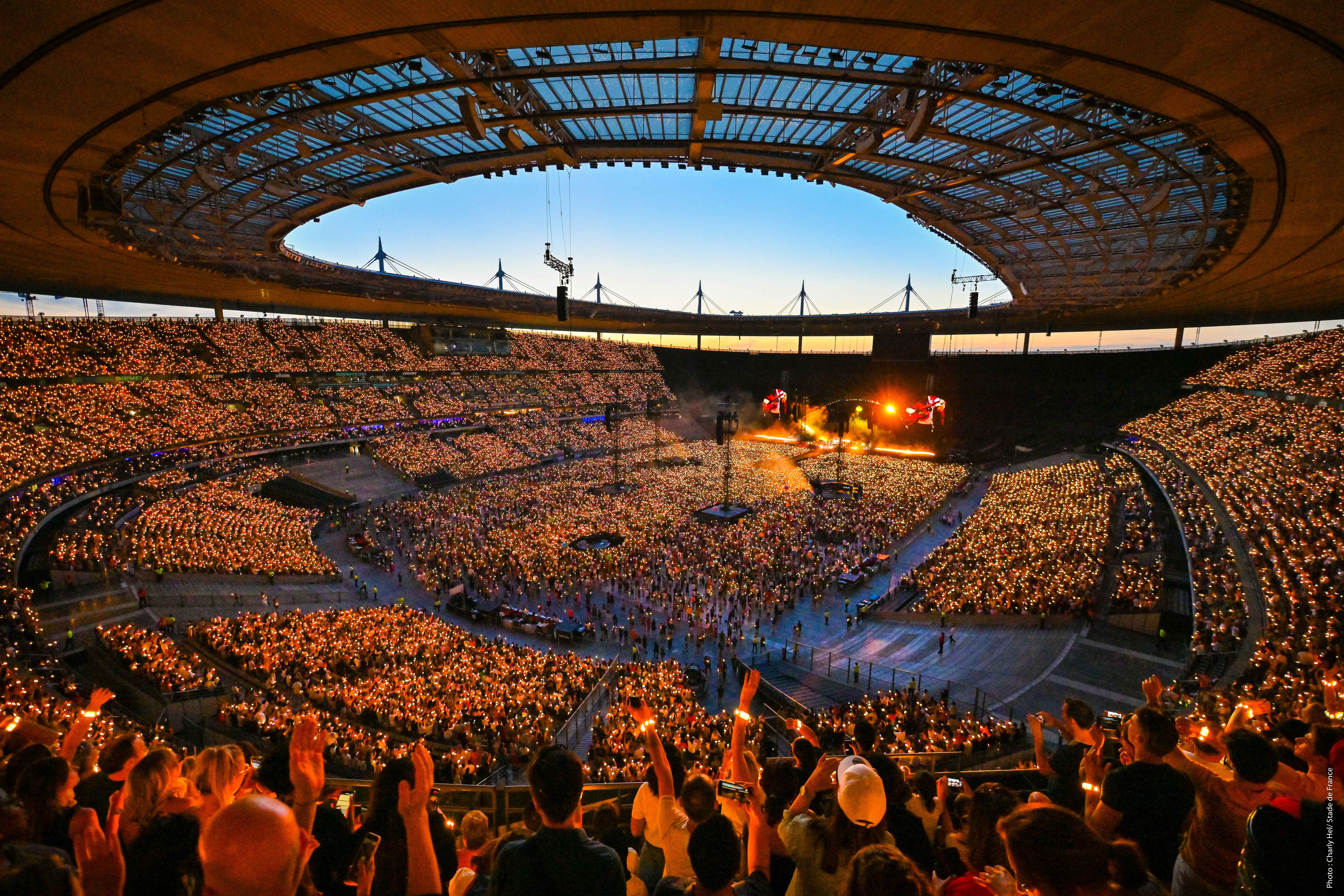 Paris Stade de France Konzertatmosphäre